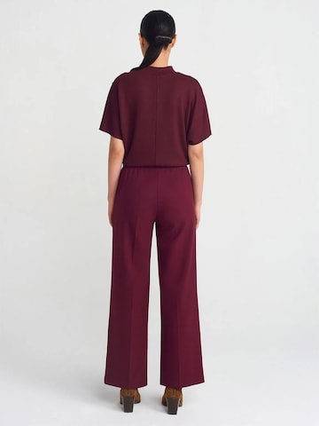 Dilvin Wide Leg Hose in Rot