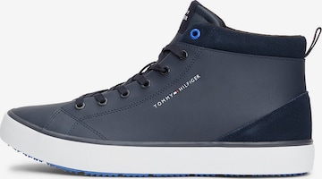 TOMMY HILFIGER Sneakers hoog in Blauw: voorkant