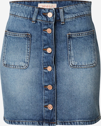 ONLY Rok 'HEATHER' in de kleur Blauw denim, Productweergave