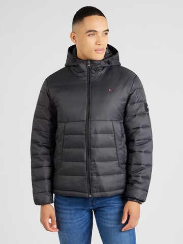 TOMMY HILFIGER Winter Jacket in Black: front