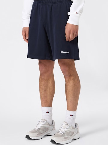 mėlyna Champion Authentic Athletic Apparel Laisvas Kelnės: priekis