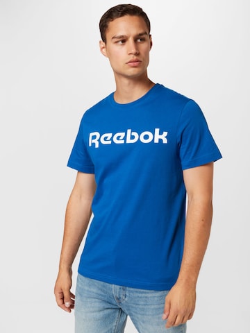 Reebok Funkčné tričko - Modrá: predná strana