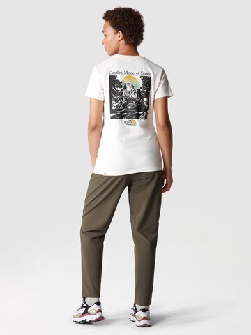 THE NORTH FACE - Camiseta 'REGRIND' en blanco