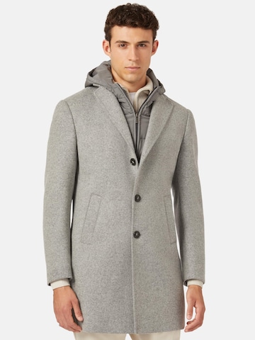 Boggi Milano Přechodný kabát – šedá: přední strana