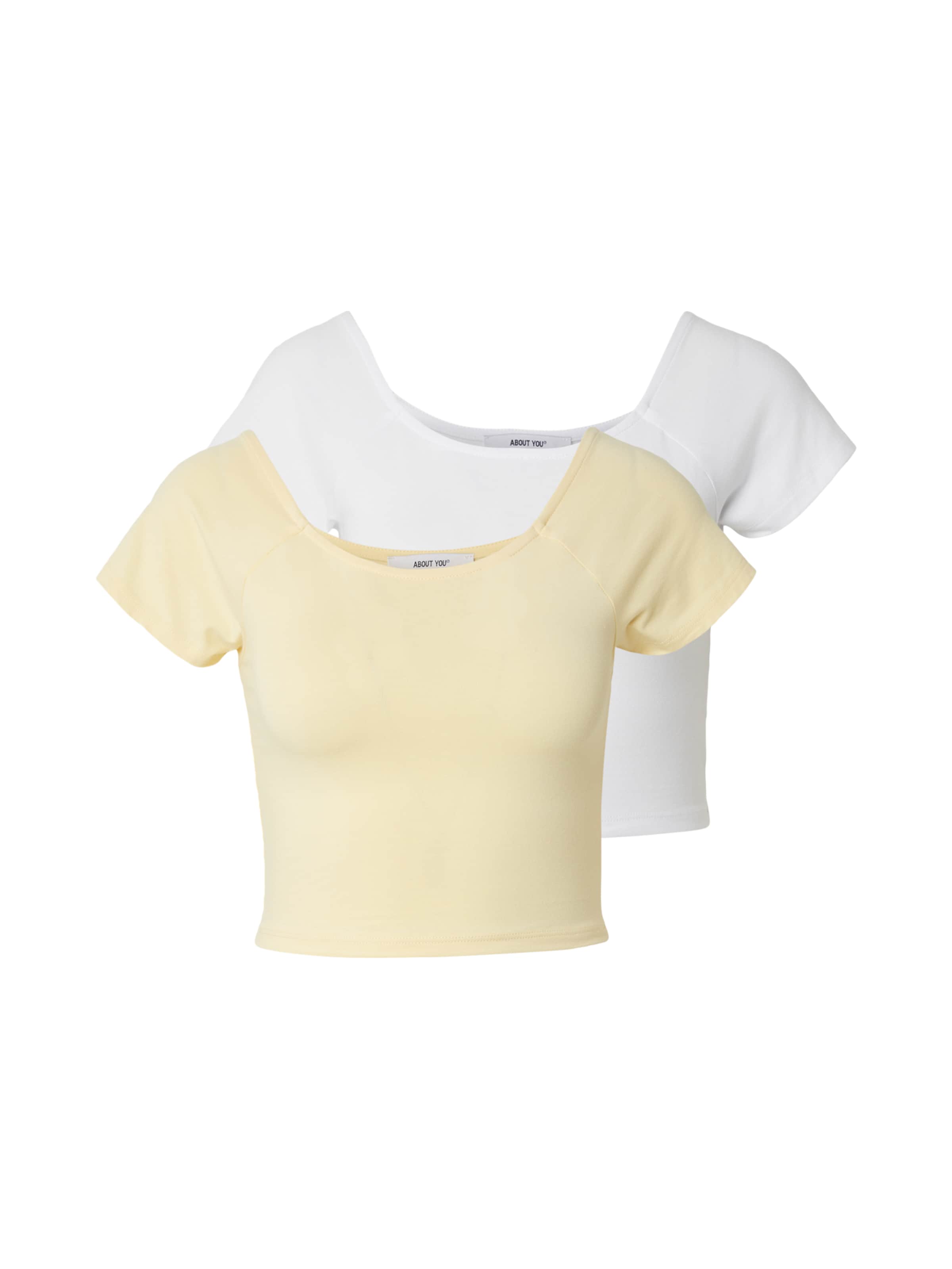ABOUT YOU Μπλουζάκι 'Jale' σε κίτρινο: μπροστά