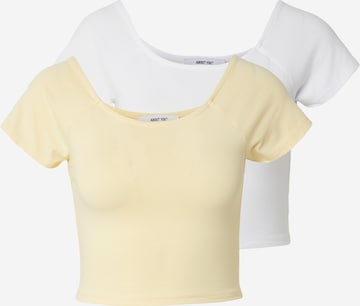 ABOUT YOU Футболка 'Jale' в Желтый: спереди