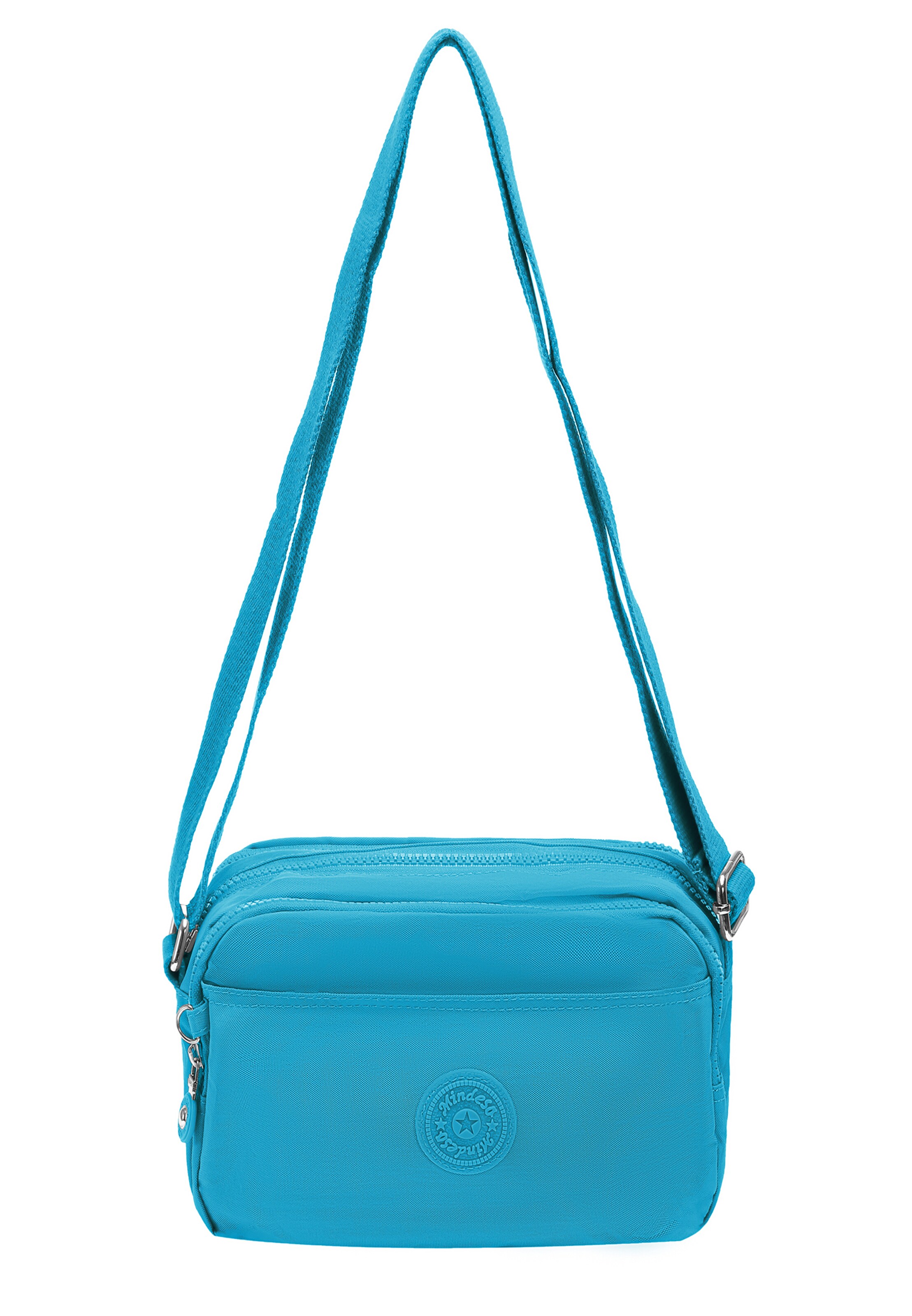 Mindesa Schoudertas in Blauw: voorkant