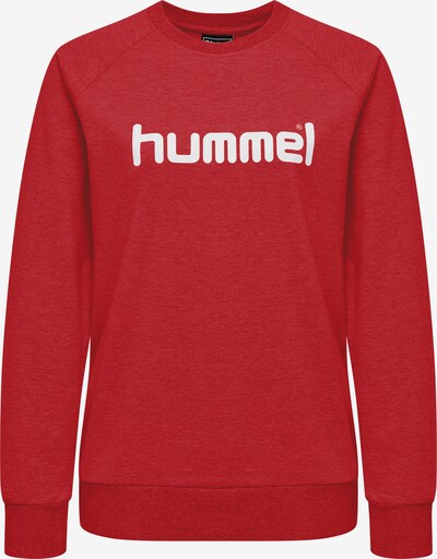 Hummel Sportief sweatshirt in de kleur Rood gemêleerd / Wit, Productweergave