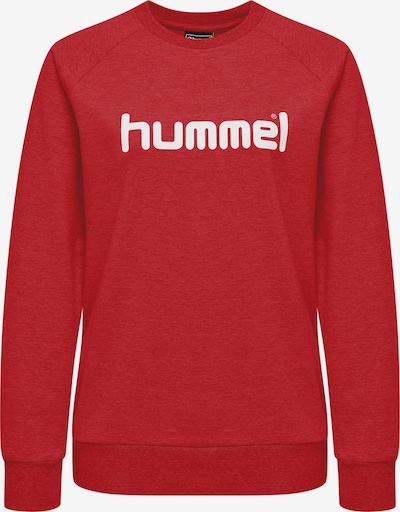 Hummel Sportief sweatshirt in de kleur Rood gemêleerd / Wit, Productweergave