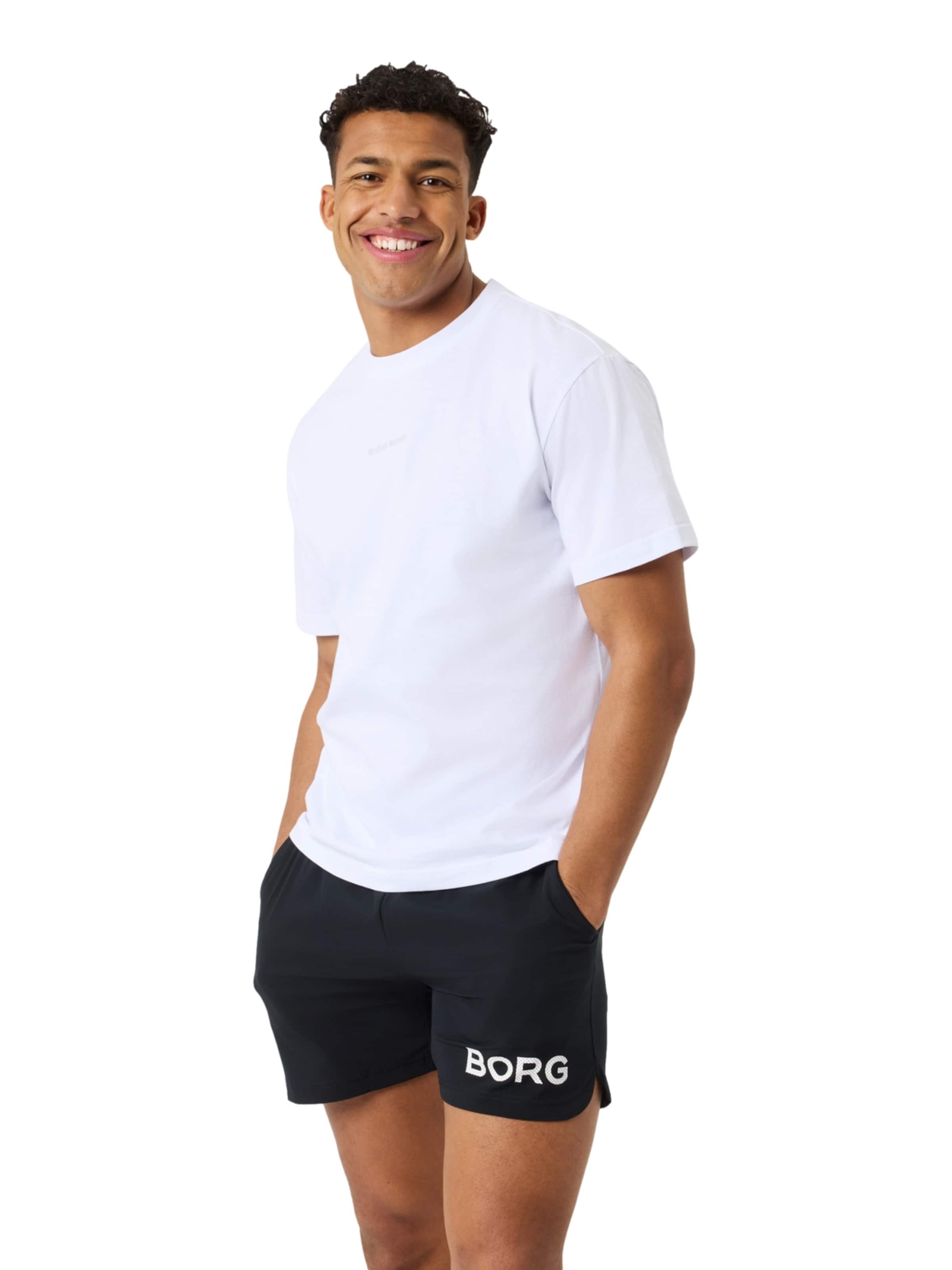 BJÖRN BORG Bluser & t-shirts i hvid: forside