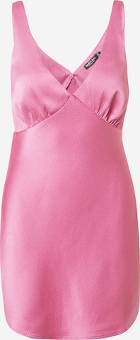 Nasty Gal - Vestido de cocktail em rosa: frente