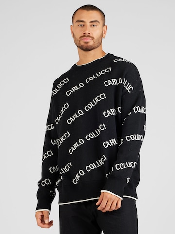 Carlo Colucci Sweater in Black: front