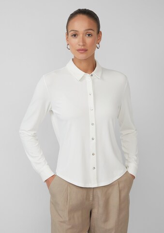 s.Oliver BLACK LABEL Blouse in Beige: voorkant