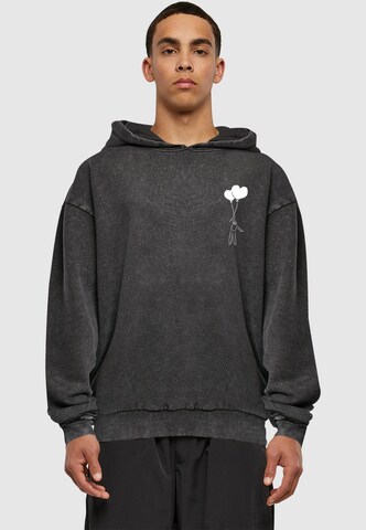 Merchcode Sweatshirt 'Love In The Air' in Schwarz: Vorderseite