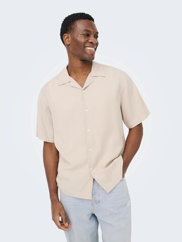 Only & Sons Regular fit Skjorta 'ONSPERU' i grå