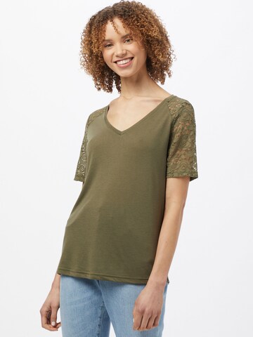 T-shirt 'TINNE' JDY en vert : devant