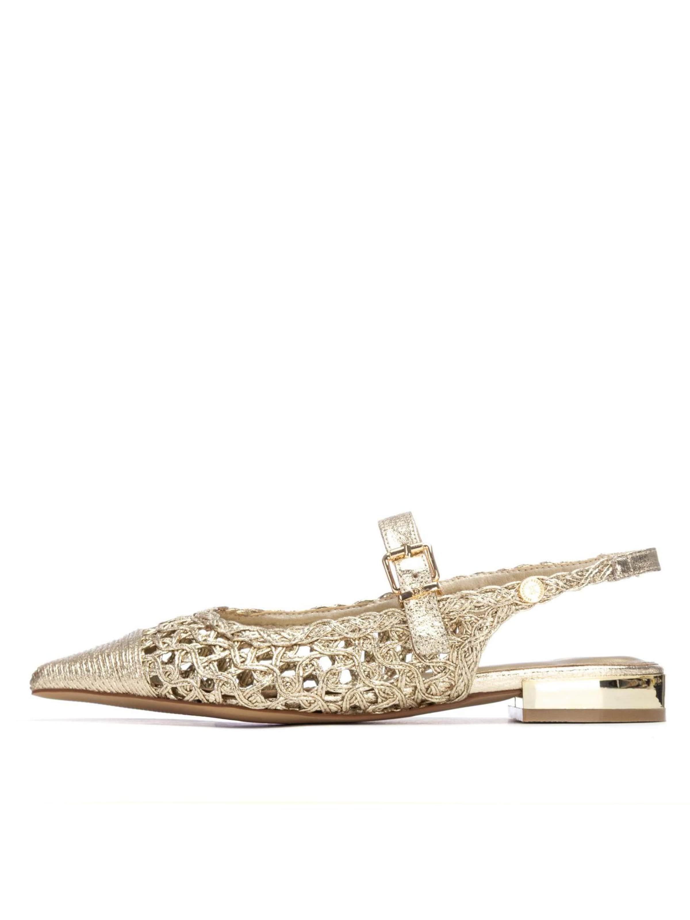Xti - Sandalias en oro: frente