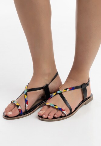 usha FESTIVAL Sandal in Black