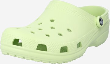 Clogs 'Classic' di Crocs in verde: frontale