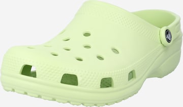 Crocs Сабо 'Classic' в зелено: отпред