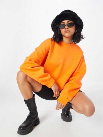 WEEKDAY Sweatshirt in Orange
