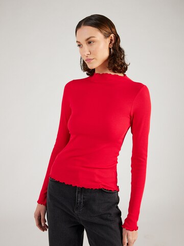 Monki - Camisa em vermelho: frente