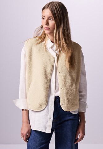 Street One Studio Vest in Beige: front