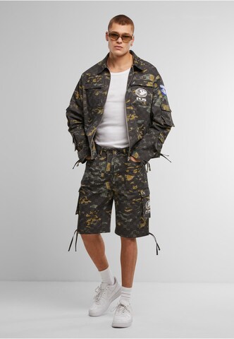 Loosefit Pantaloni cargo 'Aether' di Pequs in verde