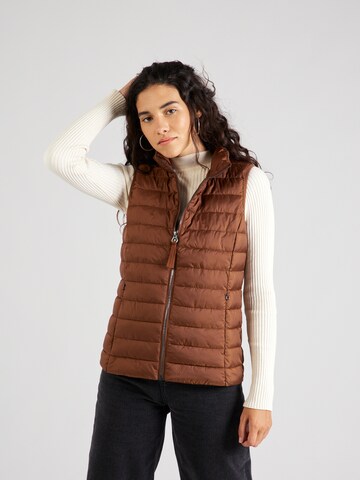 Gilet di s.Oliver in marrone: frontale