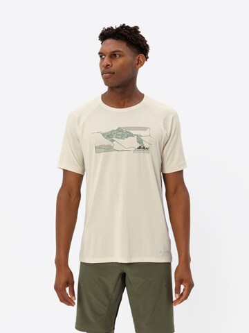 VAUDE Performance shirt 'Gleann' in Beige: front