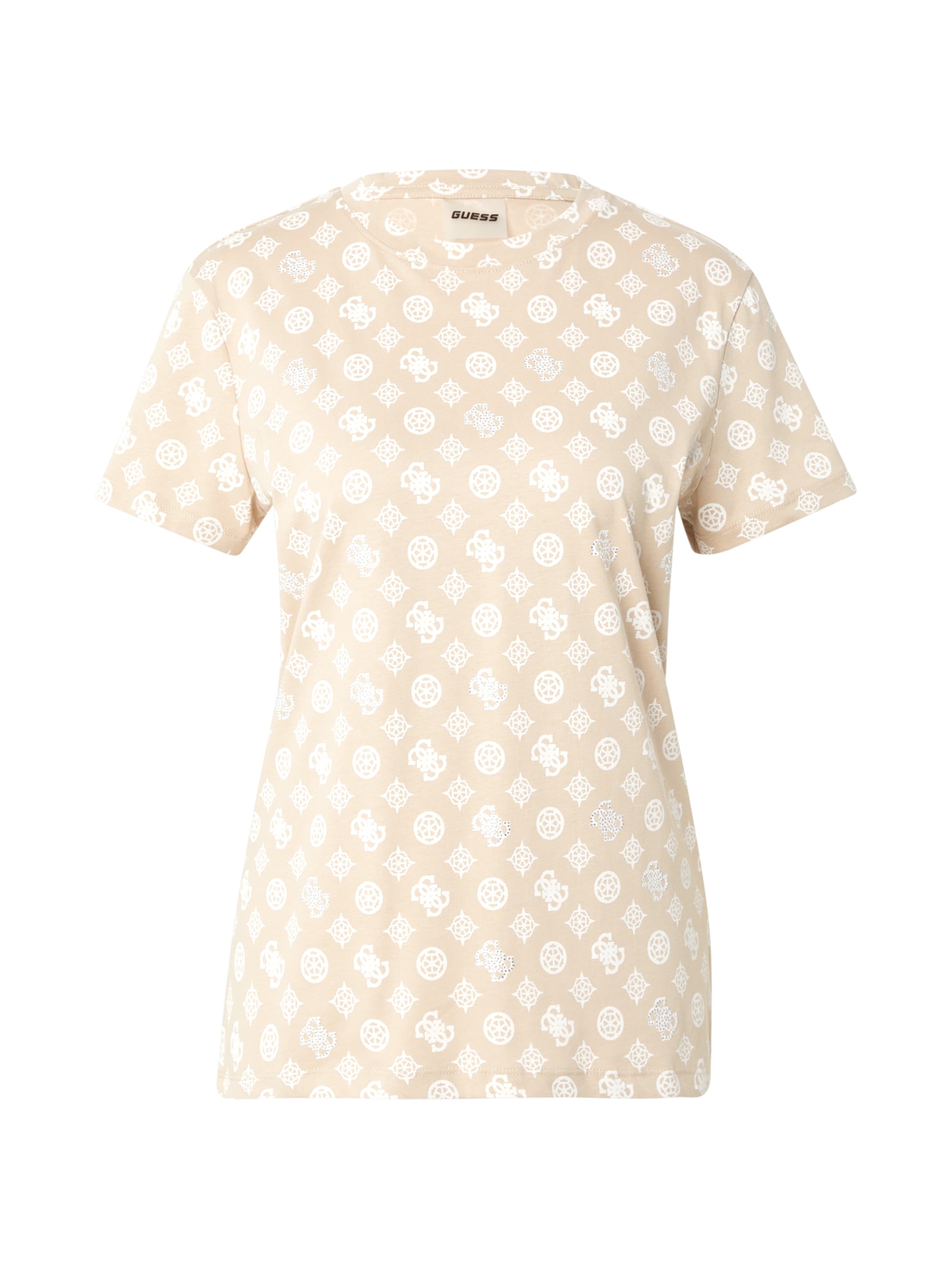 GUESS T-Shirt 'GLORIA' in Beige: Vorderseite