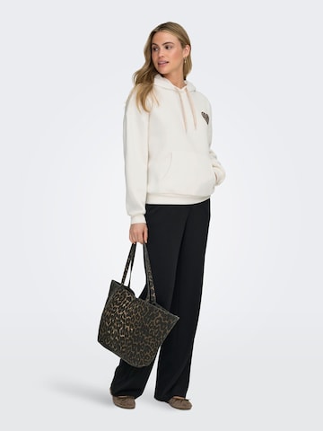 Sweat-shirt 'ONLDAZE' ONLY en blanc