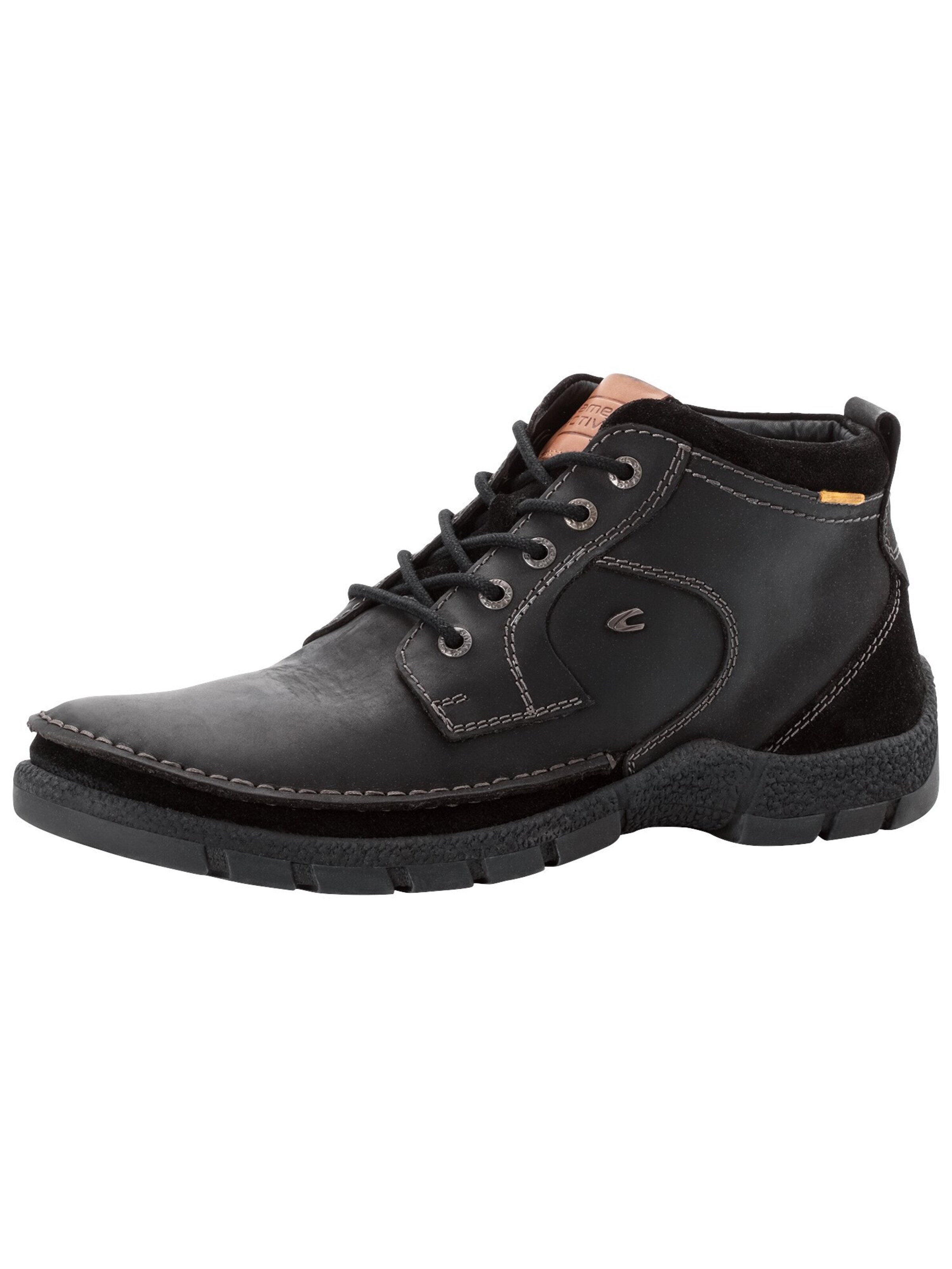 Boots stringati di CAMEL ACTIVE in nero: frontale