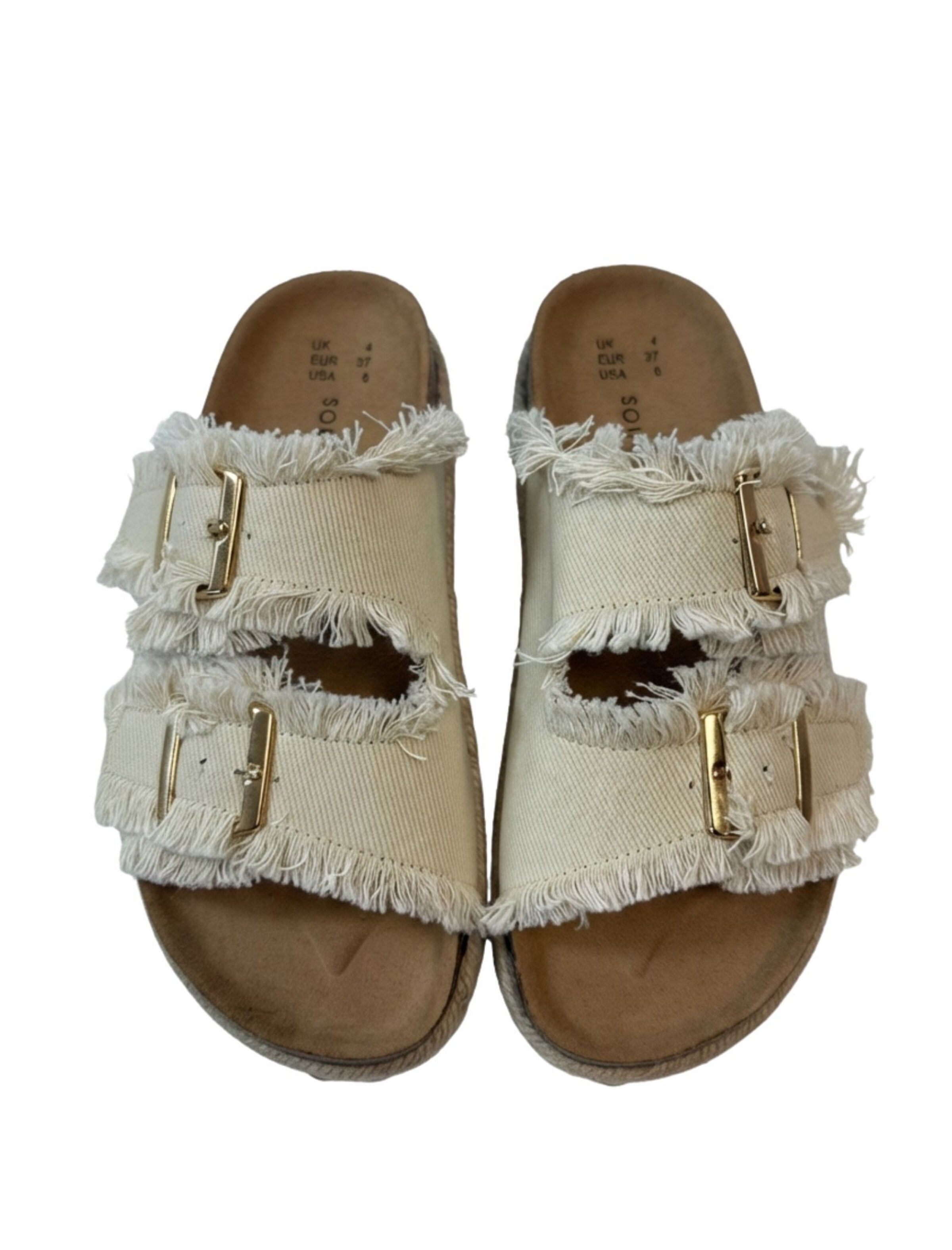 South Beach Mules in Beige