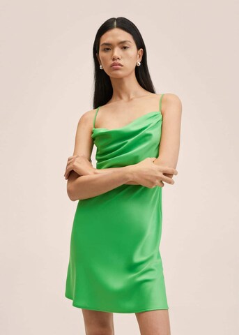 Robe de cocktail 'Lupe' MANGO en vert : devant