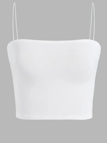 Hiccup - Top 'Crop Top' em castanho: frente