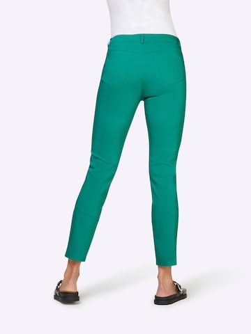 Coupe slim Pantalon heine en vert