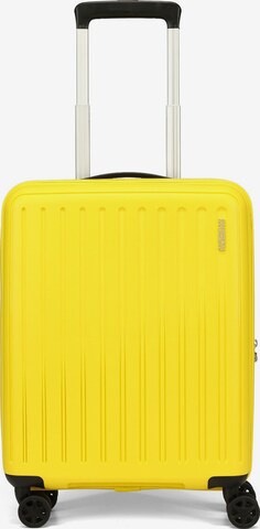 American Tourister Trolley 'Rejoy' in Gelb: Vorderseite