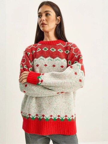 Pull-over 'Pullover' Bianco Lucci en rouge