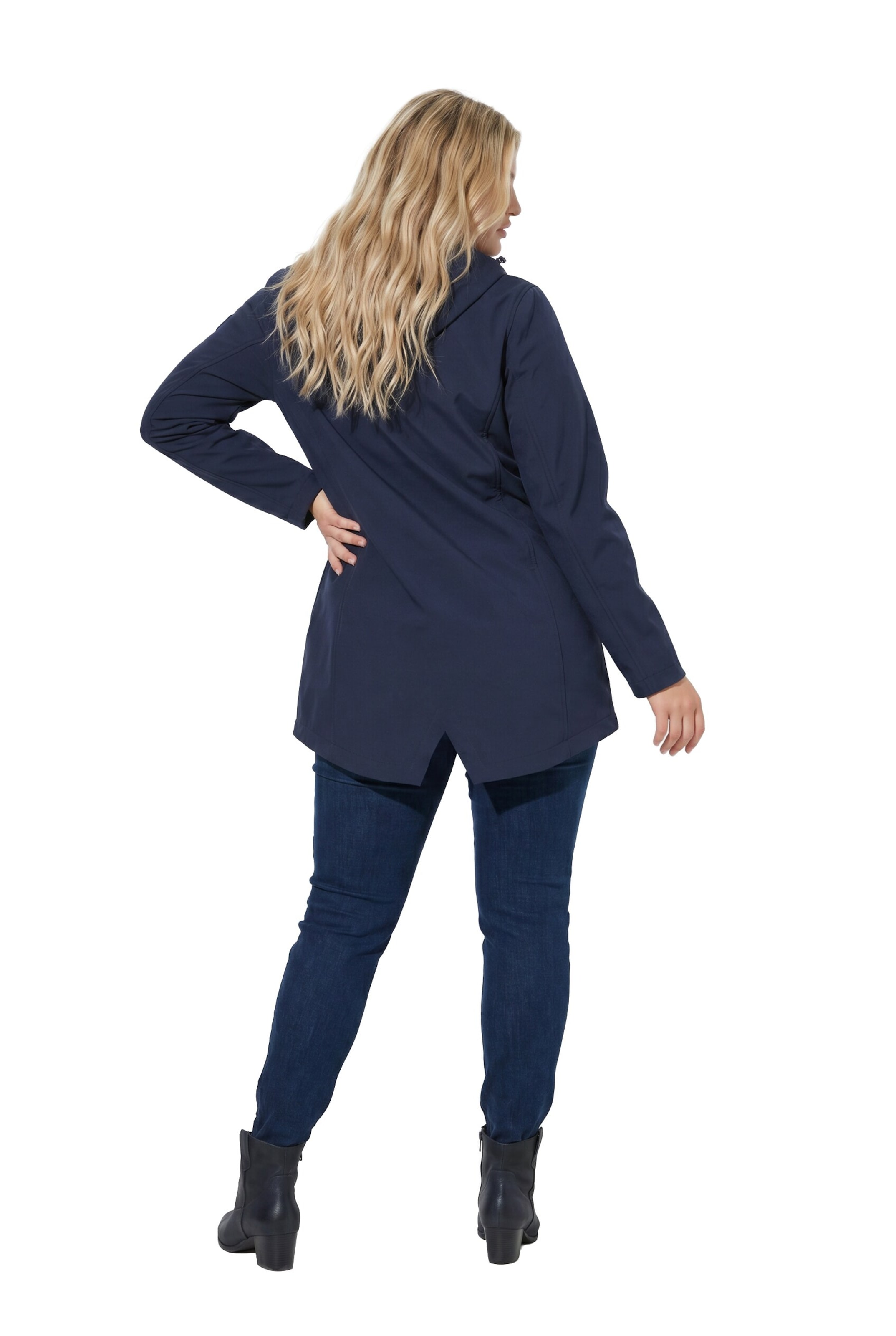 Ulla Popken Functionele jas in Blauw
