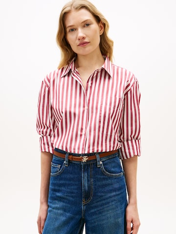 TOMMY HILFIGER Blouse 'ESS' in Beige: front