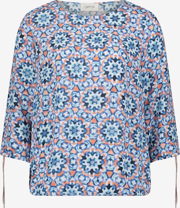 Cartoon Blouse in Blue: front