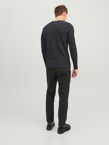 JACK & JONES Sweater 'Miguel' in Grey