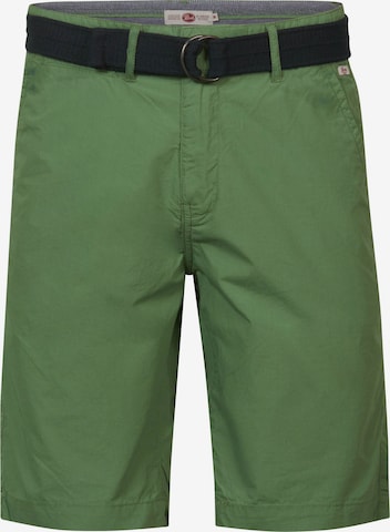 Petrol Industries Chino trousers in Green: front