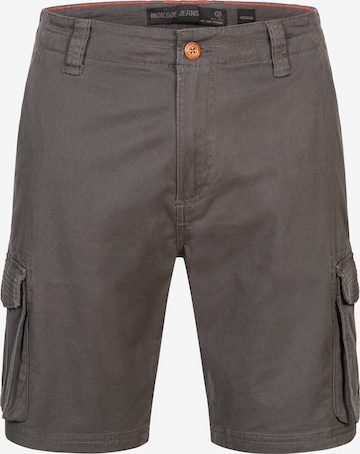 INDICODE JEANS Cargo trousers 'Solupe' in Grey: front