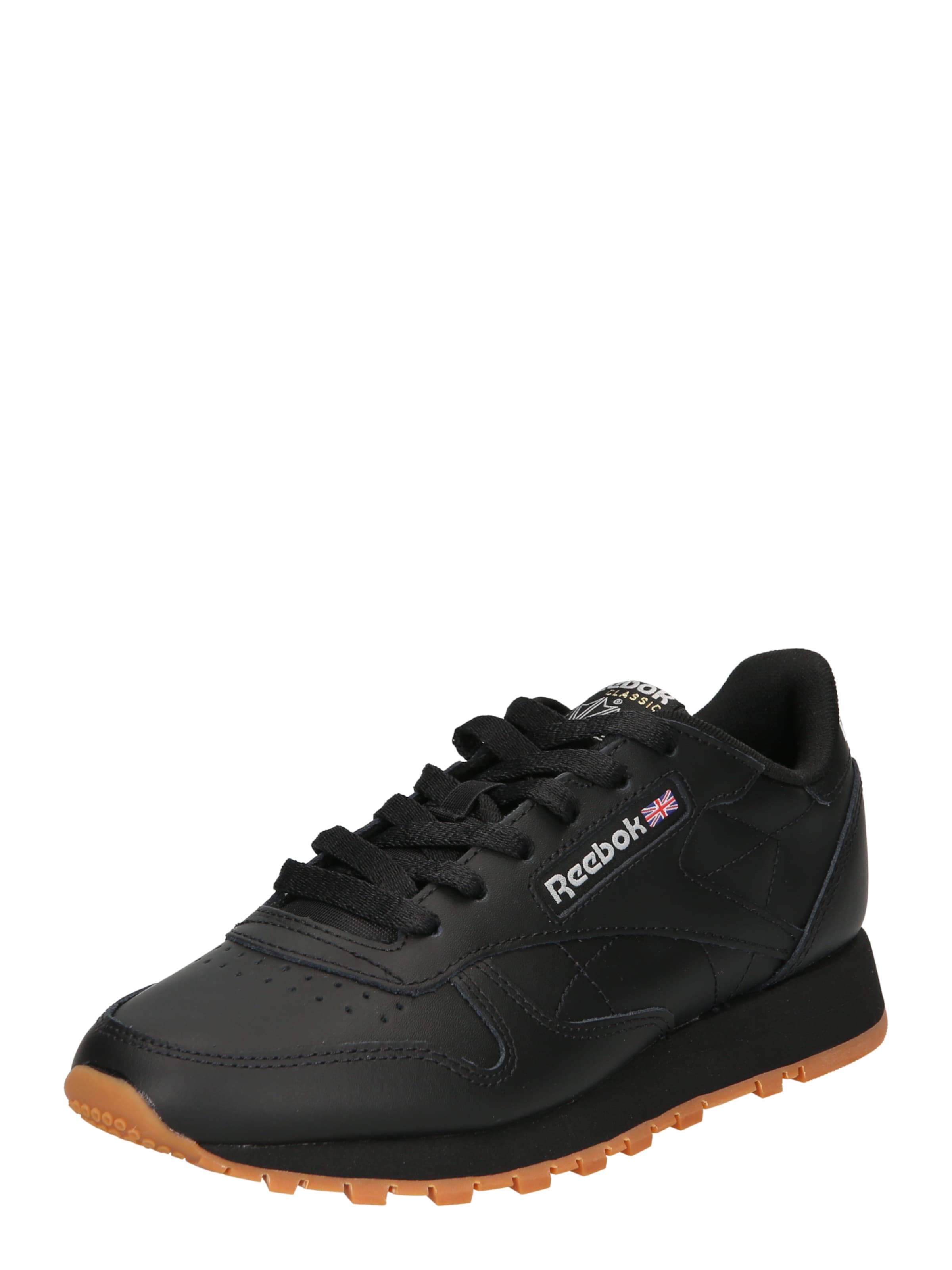 Sneaker bassa 'Classic' di Reebok in nero: frontale
