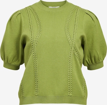 OBJECT Knitted Top in Green: front