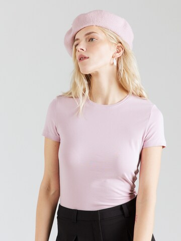 T-shirt 'SIRENE' PIECES en rose : devant