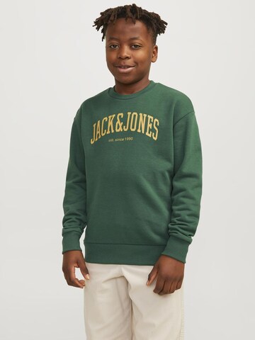 Jack & Jones Junior Μπλούζα φούτερ 'Josh' σε πράσινο: μπροστά