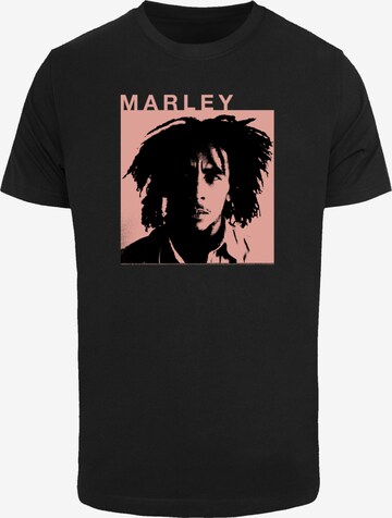 T-Shirt 'Bob Marley Reggae Music by Rock Off' F4NT4STIC en noir : devant